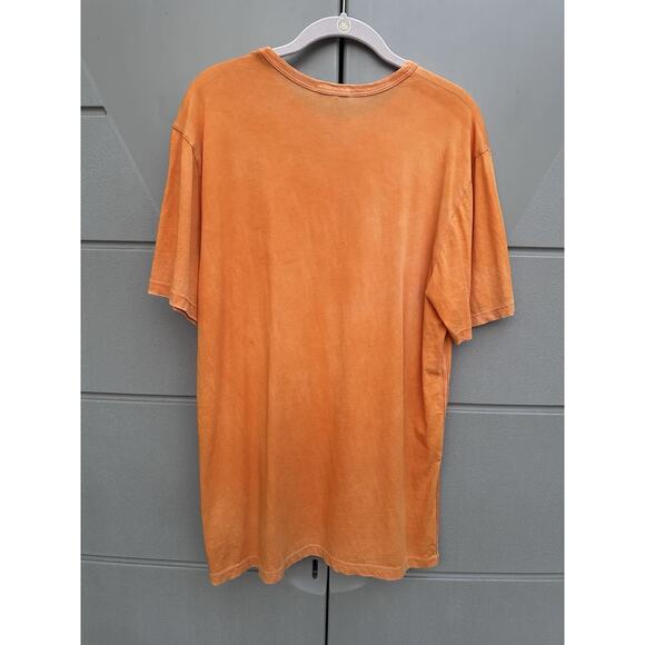 Cotton Citizen CLASSIC CREWNECK TEE vintage Sunset Orange Sz L Supima Cotton - Picture 9 of 10